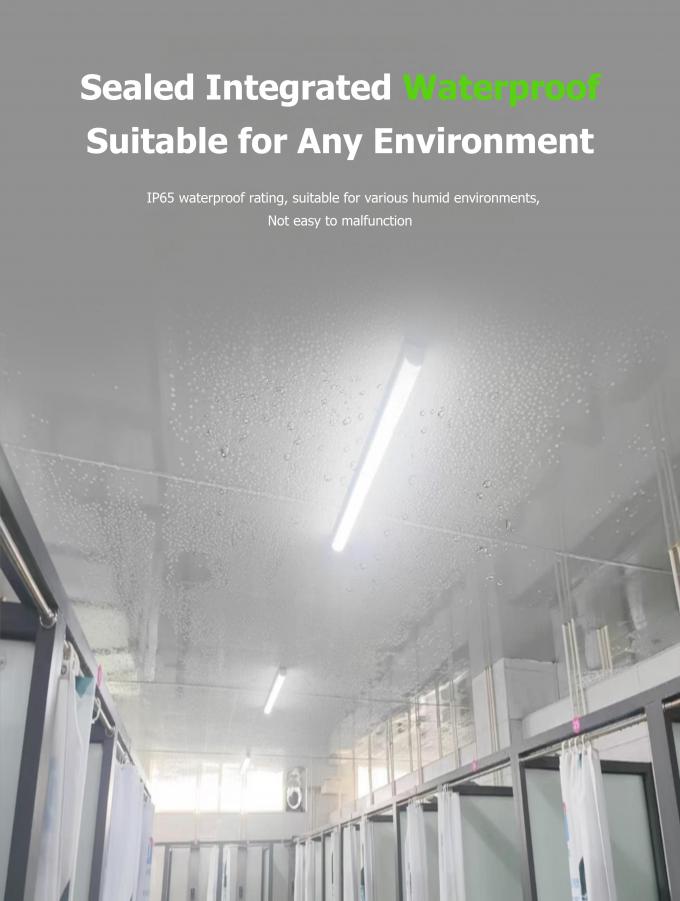 Более дешевые светодиодные линейные светильники 36 Вт, трехслойные трубки для парковки, водонепроницаемые 1200 мм 1