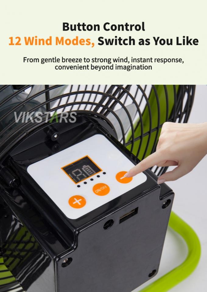 Внешний портативный вентилятор заряжаемый бытовой экстренный 12 дюймов 14 дюймов солнечный подвал вентилятор тихий солнечный вентилятор 5