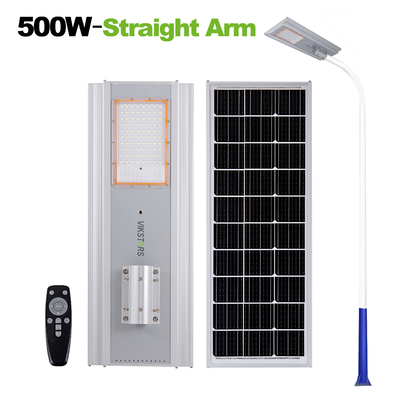 Купить IP66 500W 700W Интегрированная солнечная уличная лампа для главной улицы с дистанционным управлением онлайн изготовление