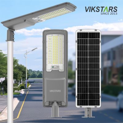Купить Внешние интегрированные солнечные уличные фонари Наружные 200w 300w Лампа для дороги с датчиком света онлайн изготовление